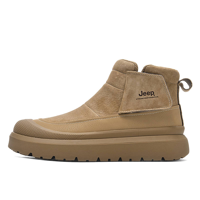 Jeep Pigskin Mid top Hiking Shoes Unisex