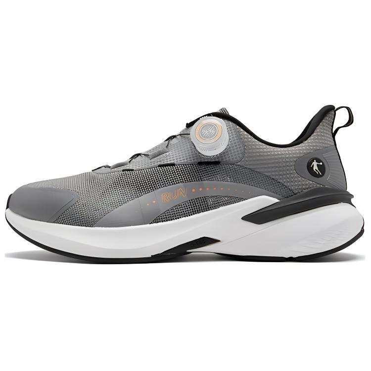 QIAODAN Mesh Abrasion Resistant Breathable Slip Resistant Low top Sprint Running Shoes Men's