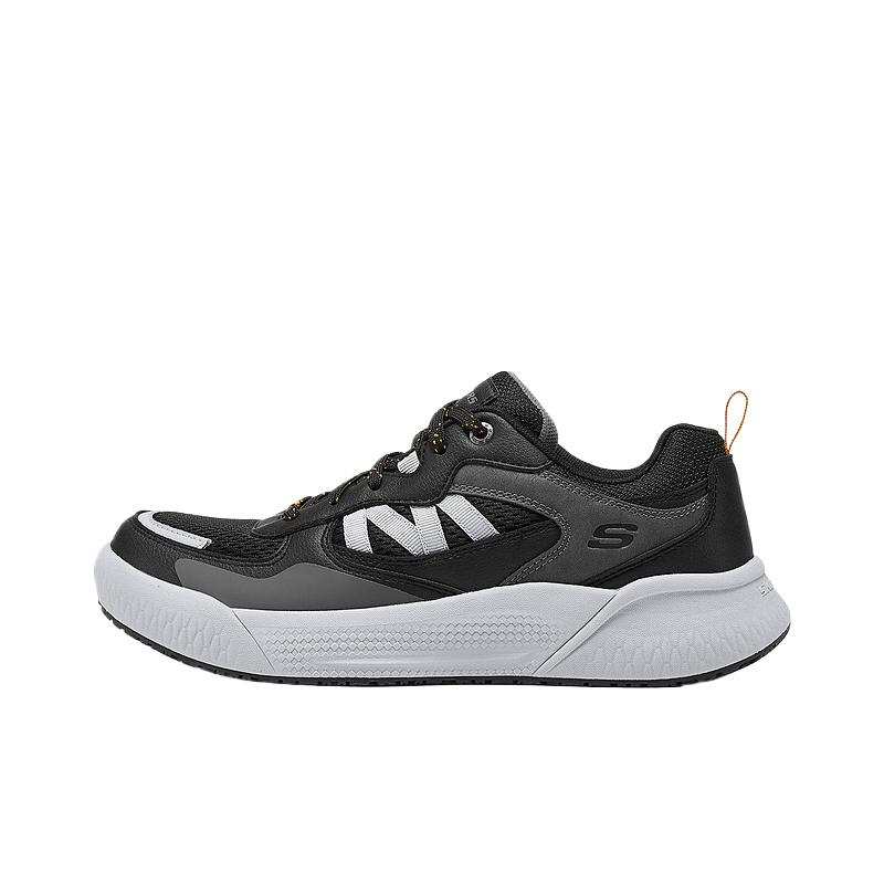 Skechers Mesh Breathable Low top Running Shoes Men's Black