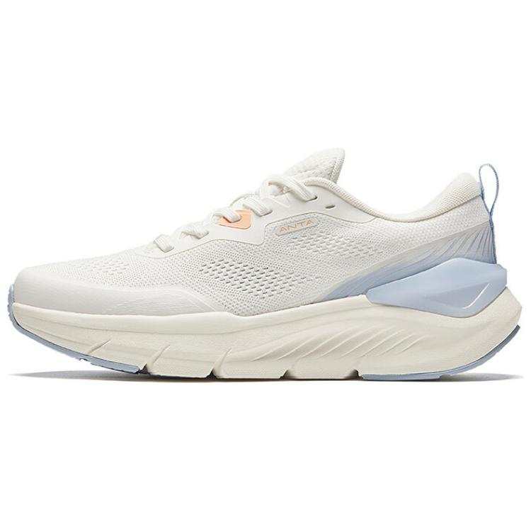 Anta Breathable And Lightweight Low top Running Shoes Women's White Blue