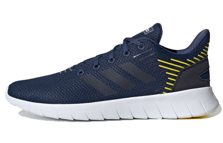 Adidas Adidas Asweerun Fabric Abrasion Resistant Low top Running Shoes Men's Blue
