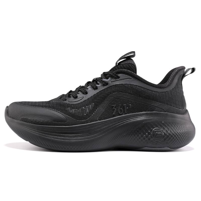 361° Slip Resistant Abrasion Resistant Slip Resistant Abrasion Resistant Low top Running Shoes Men's Black