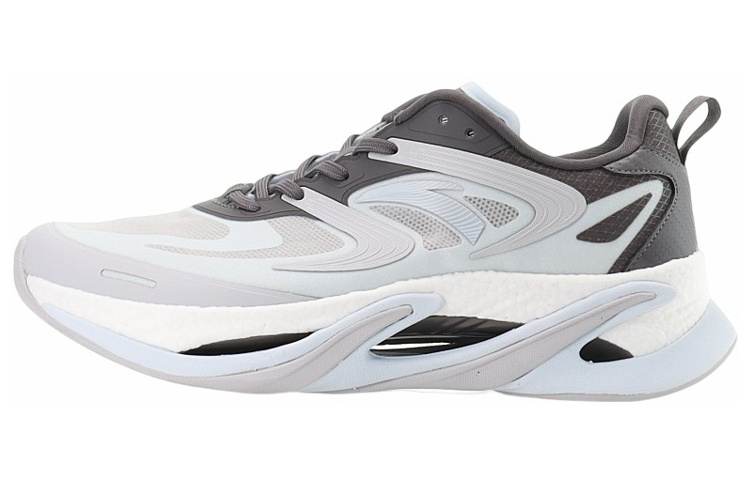 Anta Cushioning Slip Resistant Abrasion Resistant Low top Running Shoes Men's Blue Gray