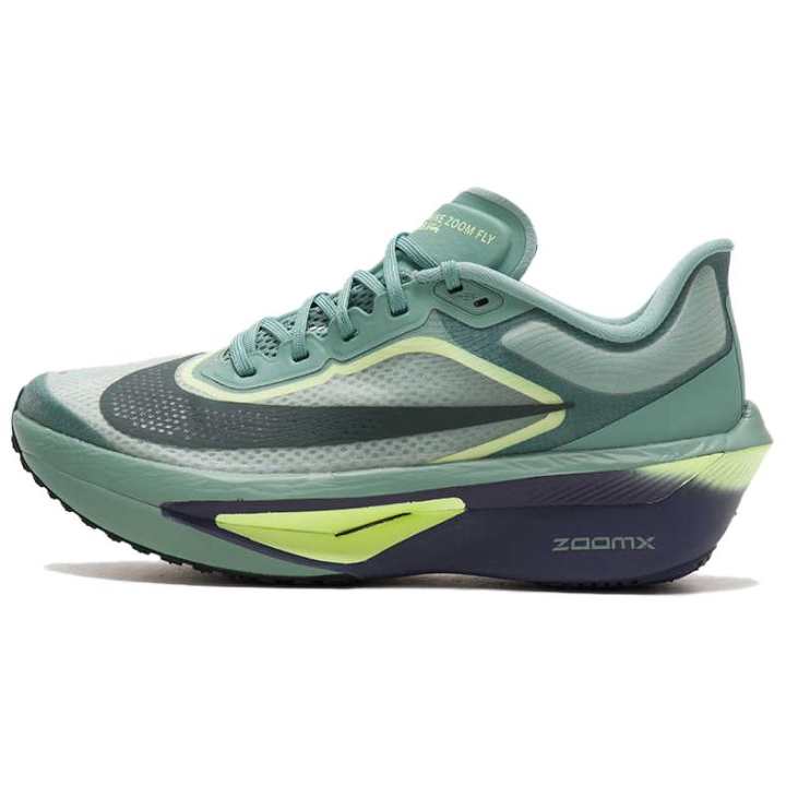 Nike Nike Zoom Fly 6 Cushioning Breathable Low top Marathon Training Long Distance Running Sprint Running Shoes Men's Green