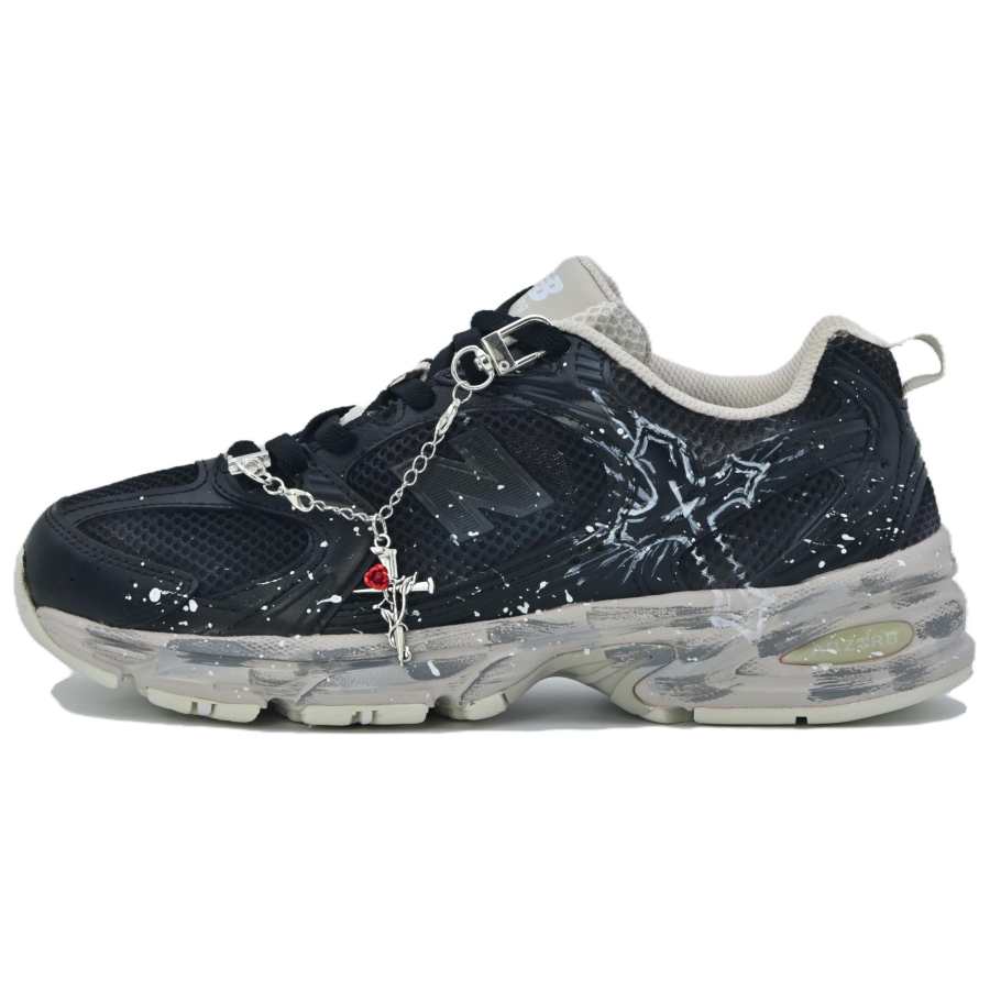 New Balance New Balance NB 530 Slip Resistant Abrasion Resistant Low top Running Shoes Unisex Black