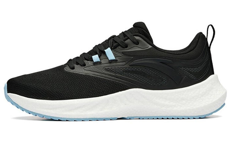 Anta Martian Foam Lightweight Low top Running Shoes Men's Black Blue