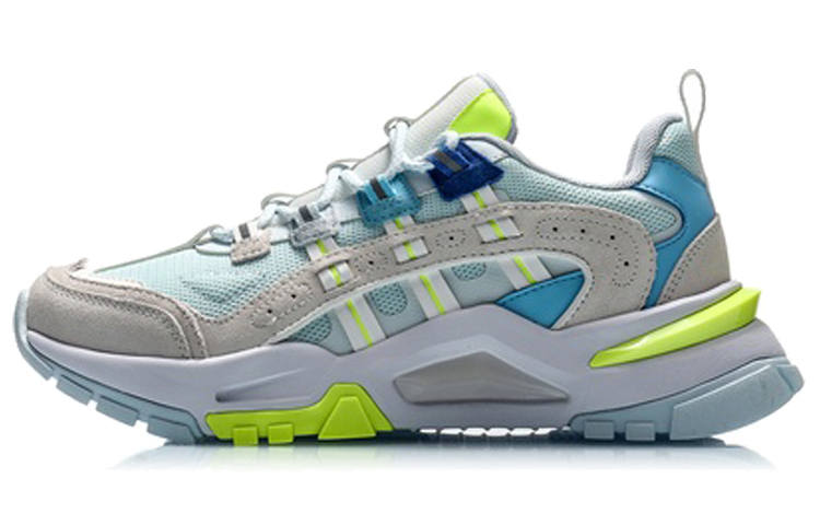 Li-Ning Li Ning Reverse 2020 Breathable Low top Casual Shoes Women's Blue Gray