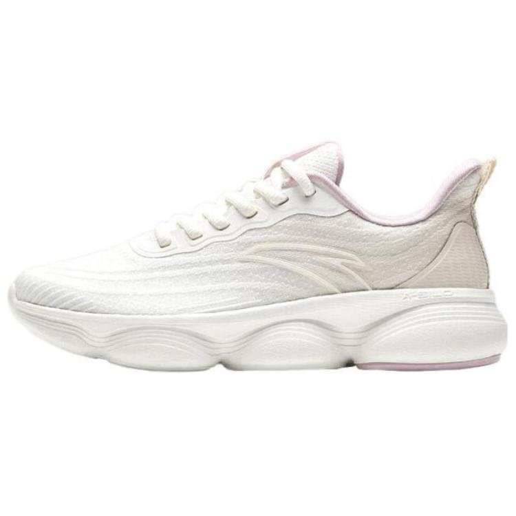 Anta Soft Column Slip Resistant Abrasion Resistant Low top Running Shoes Women's White Gray