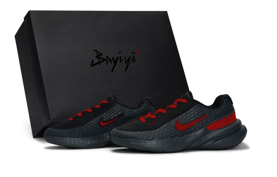 Nike Nike Uplift SC Slip Resistant Abrasion Resistant Low top Running Shoes Unisex Black Red