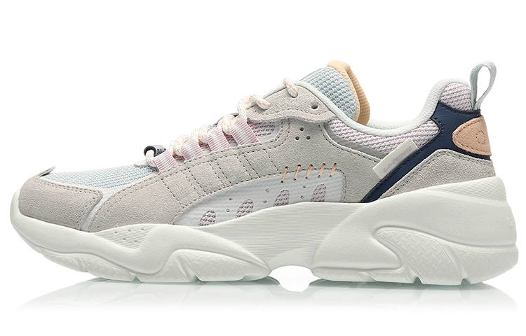 Li-Ning Li Ning Moonchaser Textile, TPU Cushioning Slip Resistant Abrasion Resistant Low top Sports Casual Shoes Women's