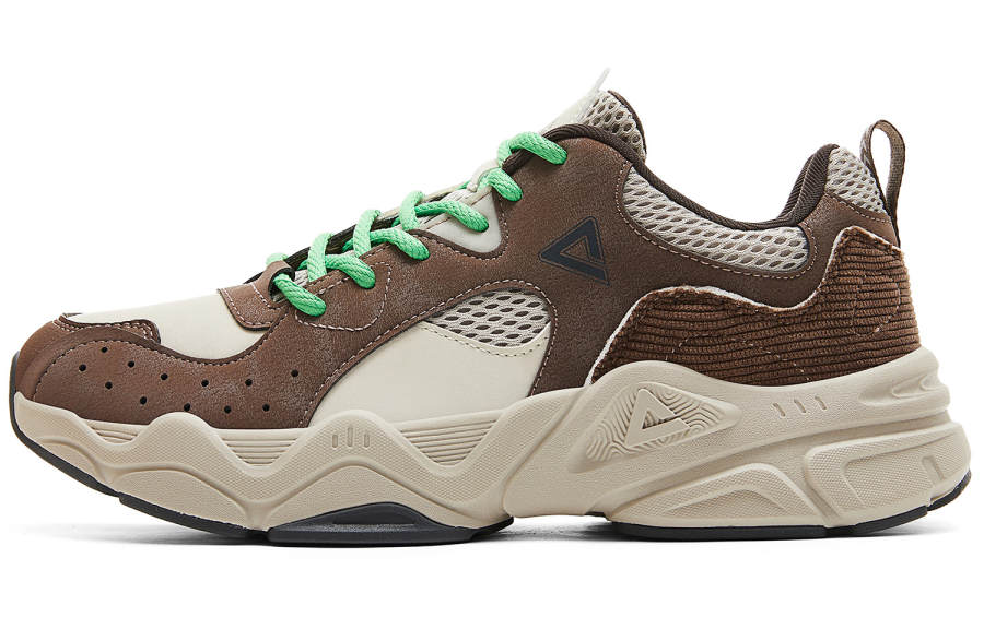 PEAK Taichi Chunky Sneakers Cushioning Rebound Height Increasing Abrasion Resistant Lightweight Slip Resistant Low top