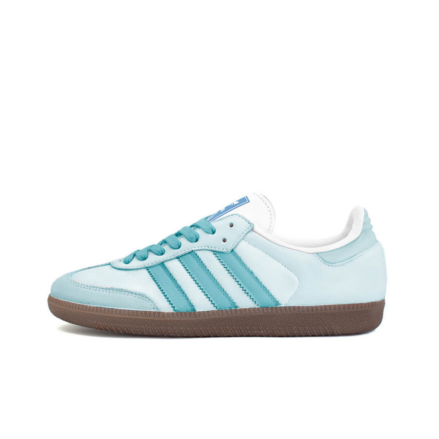 Adidas Originals SAMBA OG Abrasion Resistant Slip Resistant Low top Skateboard Shoes Unisex Green