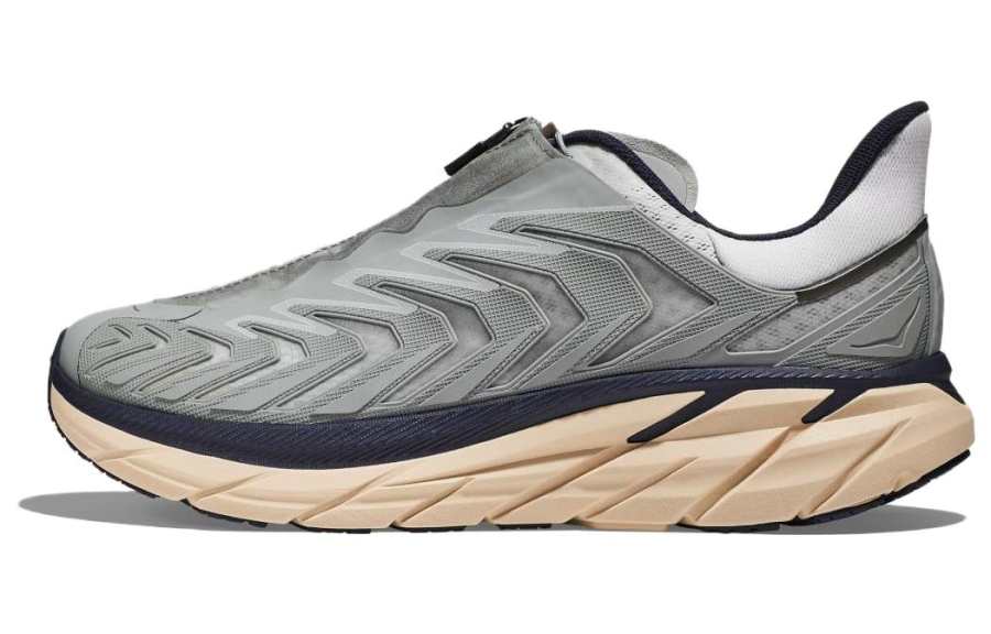HOKA ONE ONE Project Clifton Knitted Running 'Grey Beige'