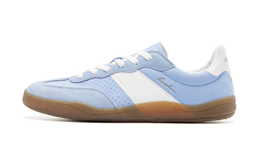 QIAODAN Wave Low top Skateboard Shoes Men's Salt Crystal Blue Jordan White