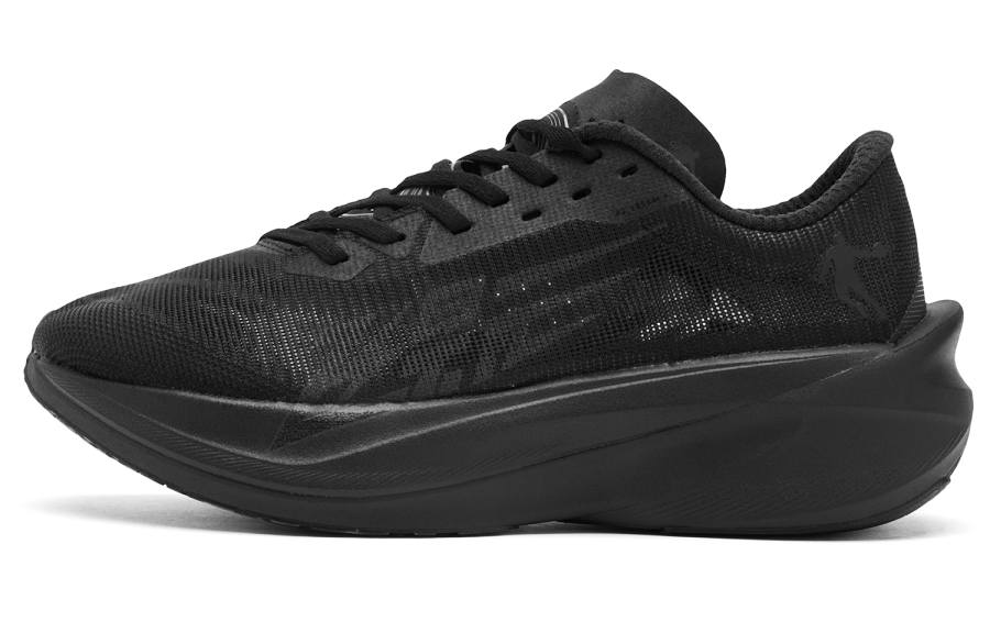 QIAODAN Feiying PB4.0 Cushioning Slip Resistant Abrasion Resistant Low top Marathon Racing Running Shoes Women's Black