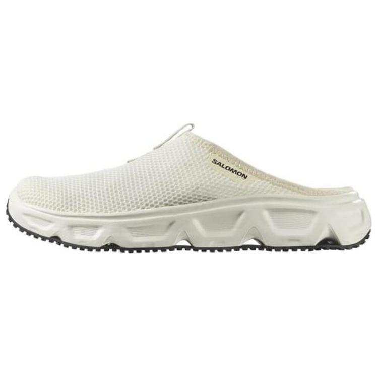 SALOMON Reelax Slide 6.0 Recovery Closed Toe Slippers Men's Beige