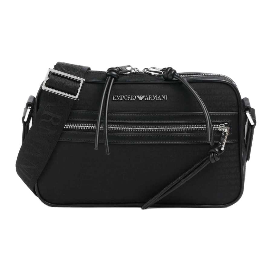 EMPORIO ARMANI Polyamide Crossbody Bags Unisex Black