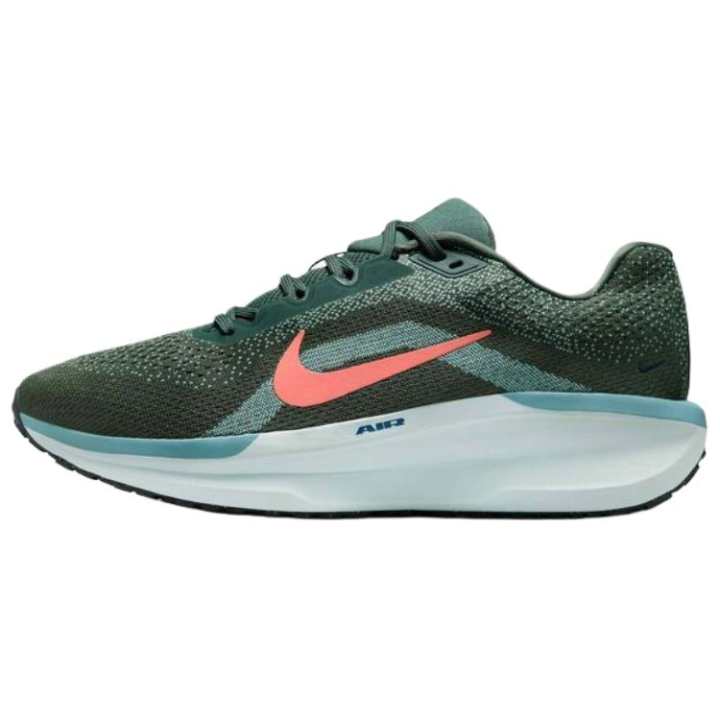 Nike Nike Winflo 11 Slip Resistant Abrasion Resistant Low top Running Shoes Men's Green