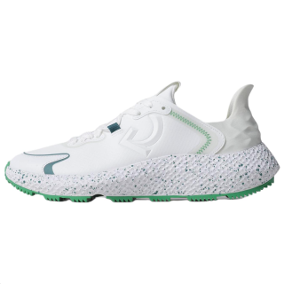 GFORE Mg4x2 Artificial Leather Abrasion Resistant Abrasion Resistant Low top Golf Shoes Women's White Green