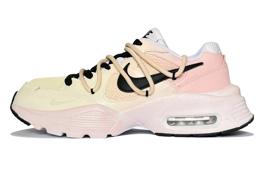 Nike Nike Air Max Fusion Cushioning Lightweight Low top Running Shoes Women's Yellow Pink