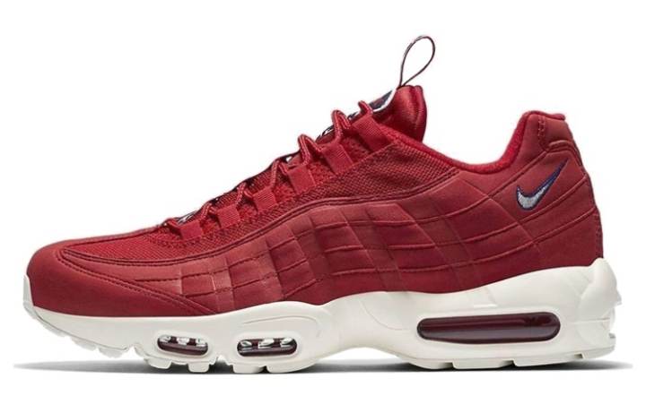 Nike Nike Air Max 95 Lightweight Low top Air Cushion Casual Running Shoes Unisex Red