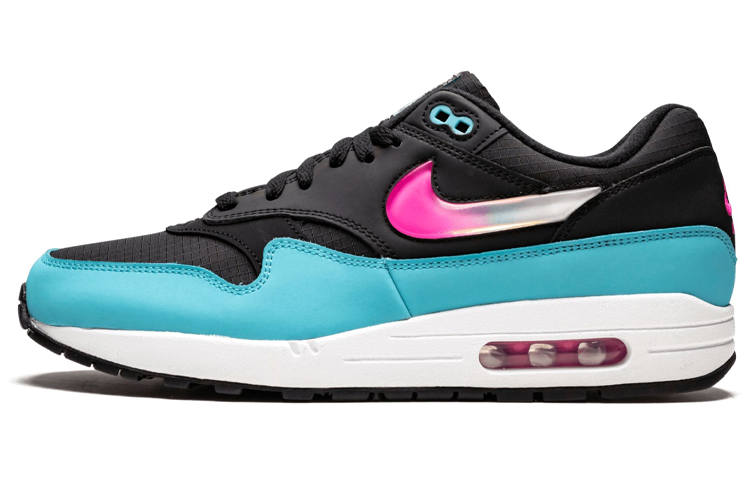 Nike Nike Air Max 1 Jelly Swoosh Black Fuchsia Blue Fury