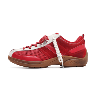 Angelmix Angelmi Abrasion Resistant Slip Resistant Abrasion Resistant Slip Resistant Low top Casual Shoes Unisex Red