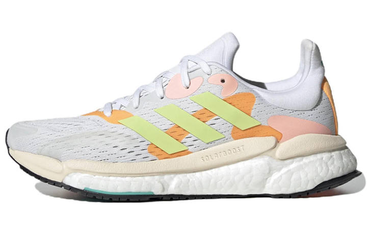 Adidas Adidas Solarboost 4 Running Shoes Women's Low Top White/Green/Orange