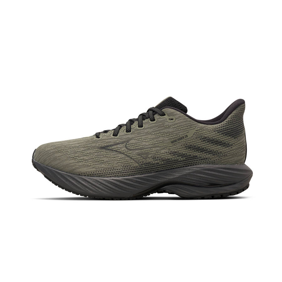 Mizuno Wave Rider 28 Abrasion Resistant Rebound Low top Running Shoes Unisex Green