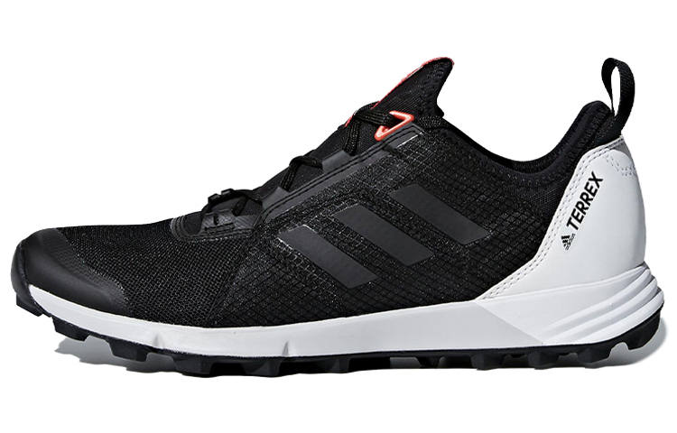 Adidas Adidas TERREX AGRAVIC SPEED Fabric Slip Resistant Slip Resistant Low top Casual Running Shoes Women's Black White Pink