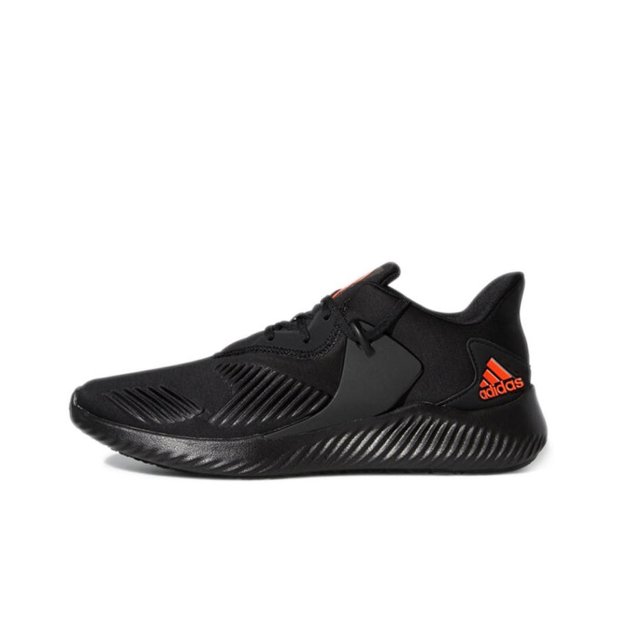 Adidas Adidas Alphabounce Rc Cushioning Slip Resistant Cushioning Slip Resistant Low top Running Shoes Men's Black Red