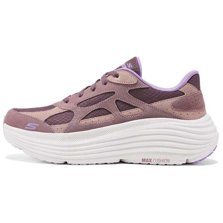 Skechers Lightweight Support Cushioning Balance Anti Rollover Abrasion Resistant Low top Running Shoes Women's Pink