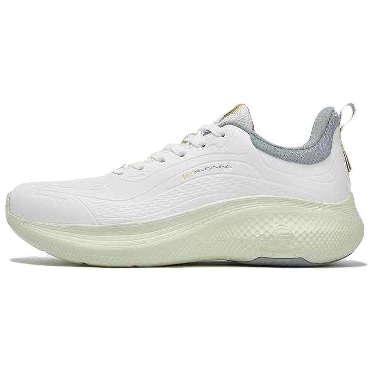 361° Cushioning, Wear Resistant Low top Casual Running Shoes Women's White Green