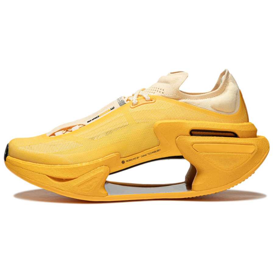 Li-Ning Li Ning Shadow 3.0 Fabric Low top BOOM Technology Marathon Long Distance Running Sprint Running Shoes Unisex Yellow