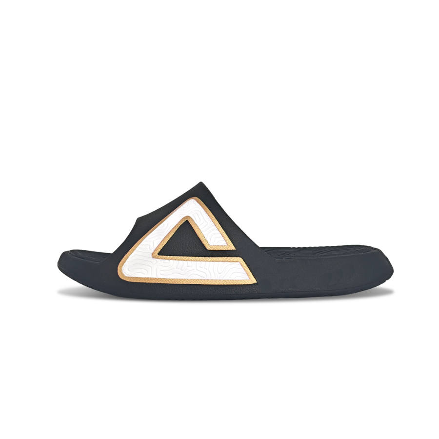 PEAK Tai Ji1.0 Quiet Odor Resistant Slide Slippers Men's Black White