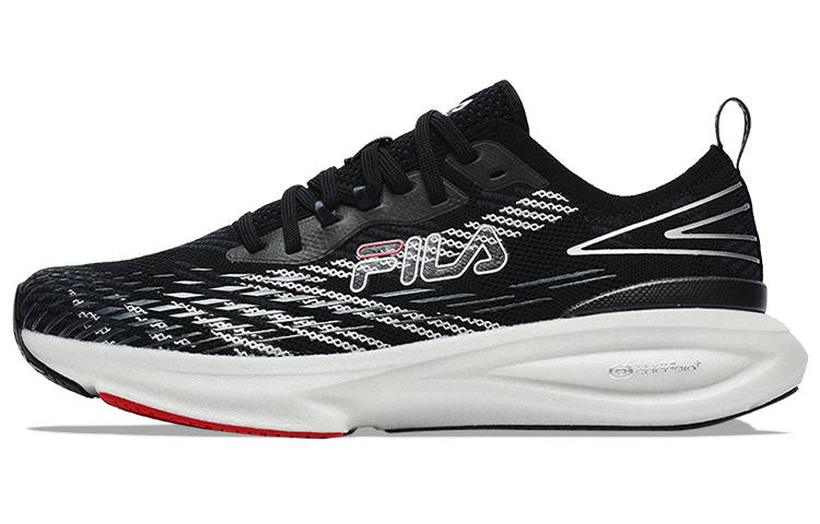 FILA Energy Abrasion Resistant Lightweight Rebound Low top Running Shoes Men's Black