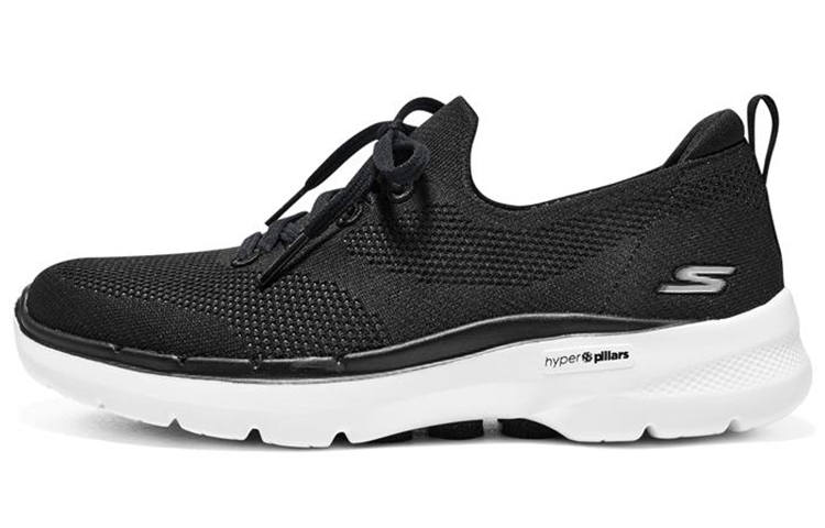 Skechers Go Walk 6 Hyper Burst 'Black White' Women's