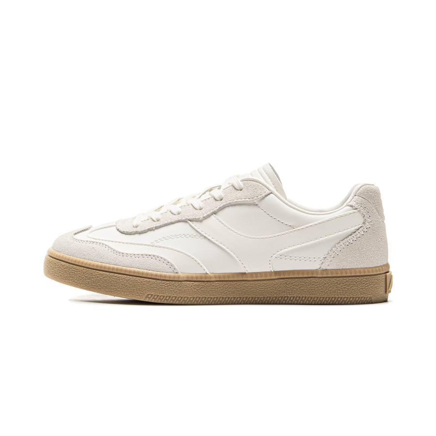 Li-Ning Li Ning Yunchuan Abrasion Resistant, Lightweight, Balanced Low top German Army Trainers Women's Mist White