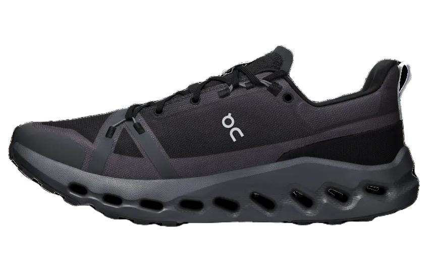 On Cloudsurfer On Trail Waterproof 'Black Eclipse'