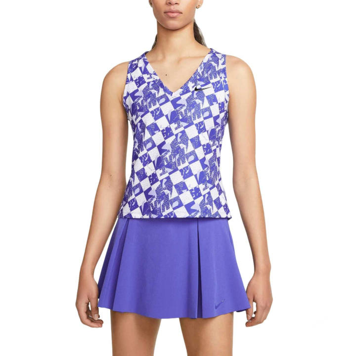 Nike Nike Court Tennis Tops Women's Lapis Lazuli/Black Moderate
