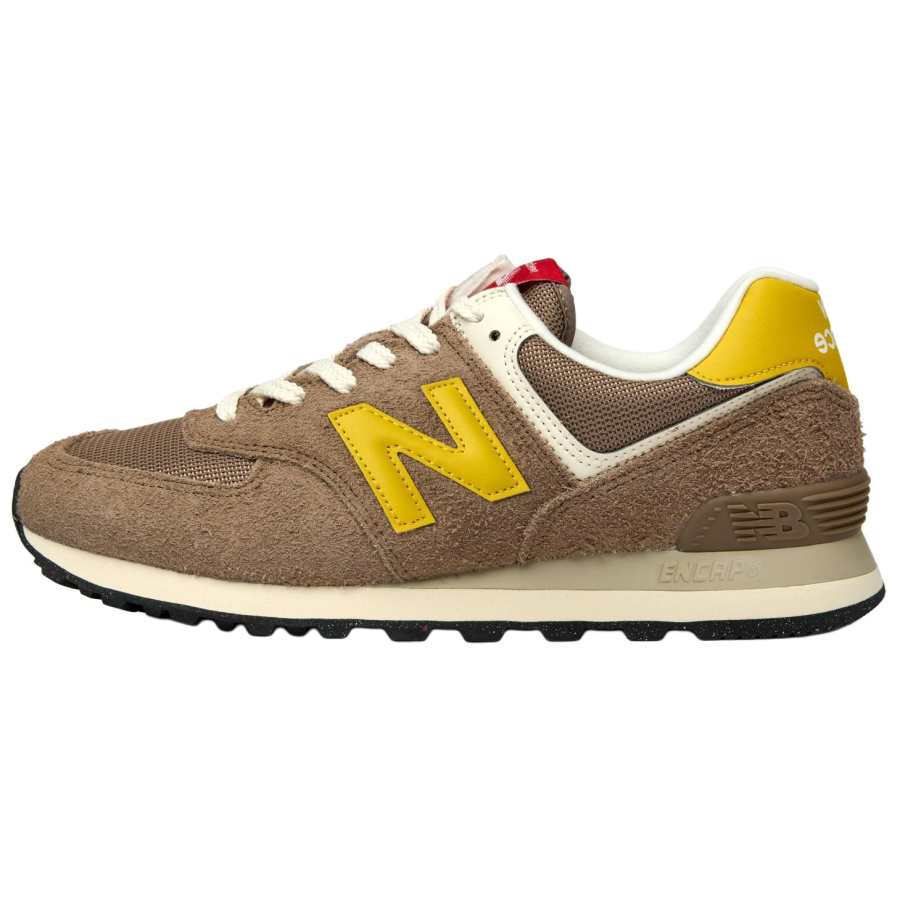 New Balance New Balance NB 574 Fabric Running Shoes Men's Brown