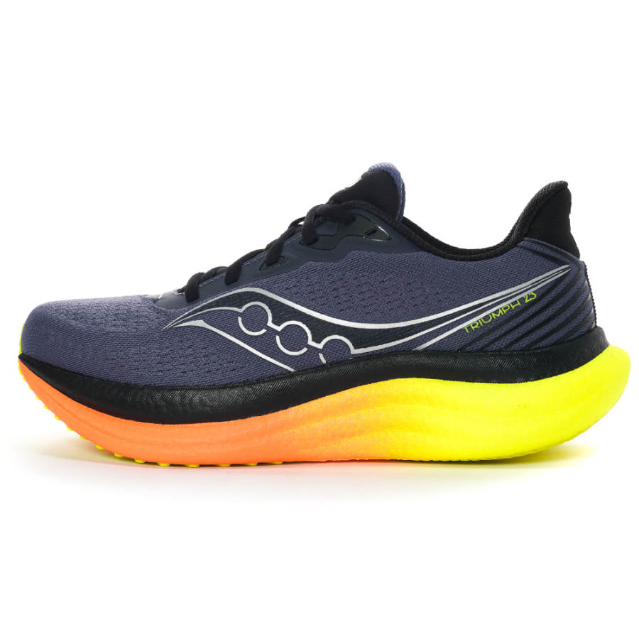 Saucony Triumph Victory 23 Low top Long Distance Running Shoes Men's Gray Orange