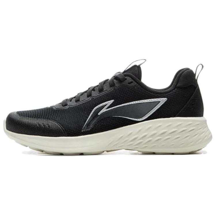 Li-Ning Li Ning Abrasion Resistant Slip Resistant Coverage Low top Casual Running Shoes Women's Black