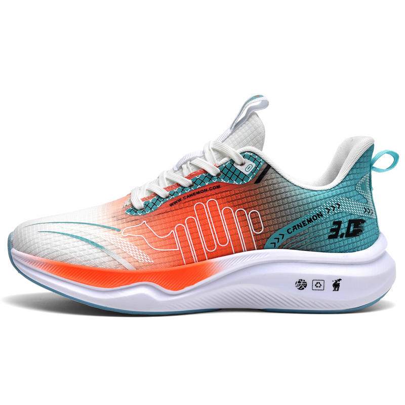 LINGHANGLUOTUO Fabric Slip Resistant And Breathable Coverage Low top Running Shoes Men's