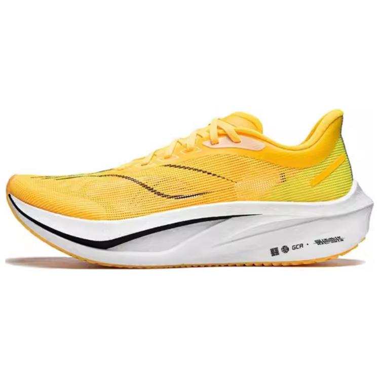 Li-Ning Li Ning Feidian 4 Challenger Running Shoes Women's Low Top Neon Mango Yellow