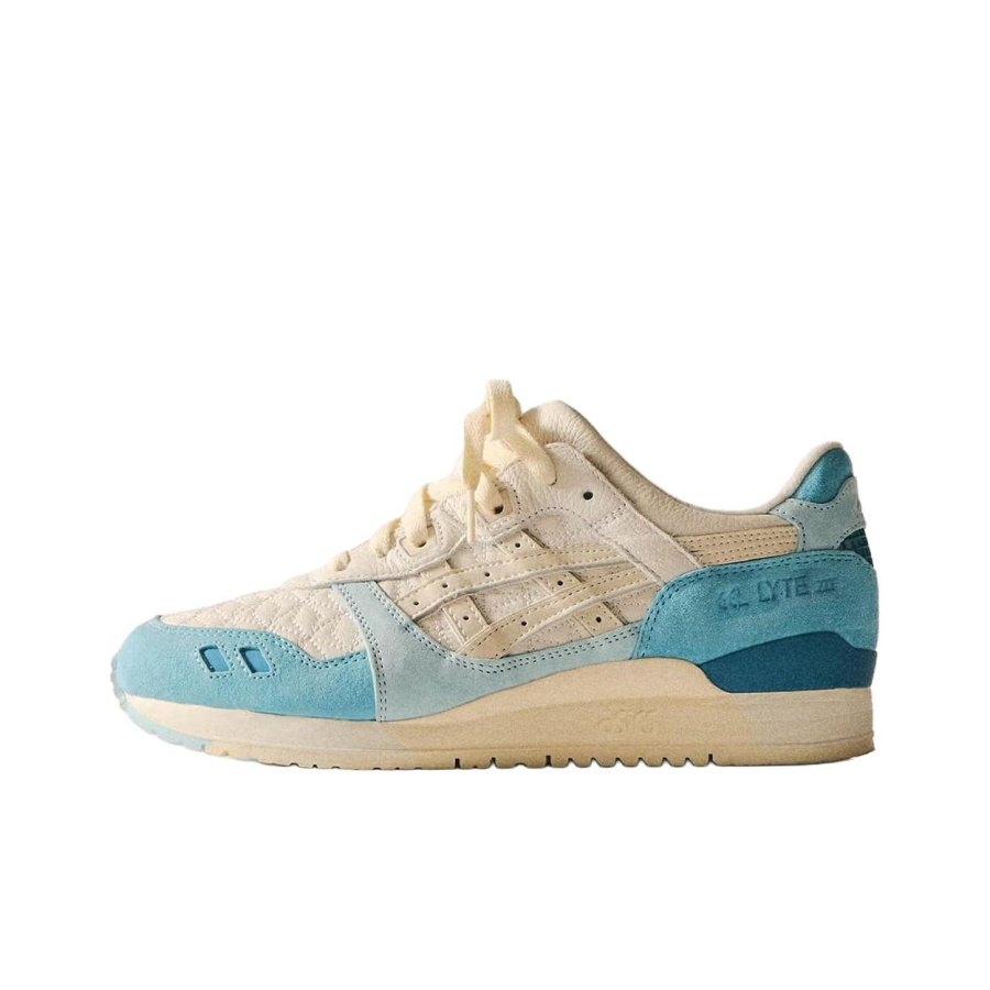 ASICS KITH x ASICS Gel Lyte 3 Running Shoes Unisex Beige Blue