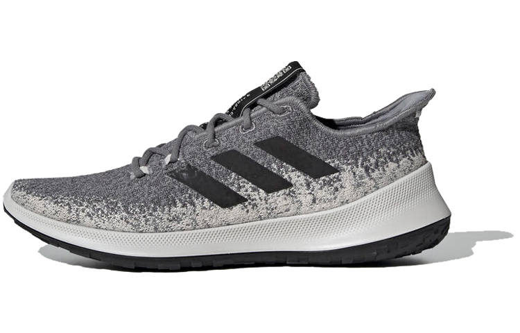 Adidas Adidas SenseBounce+ Non slip Lightweight Low top Marathon Running Shoes Men's Gray Black Brown