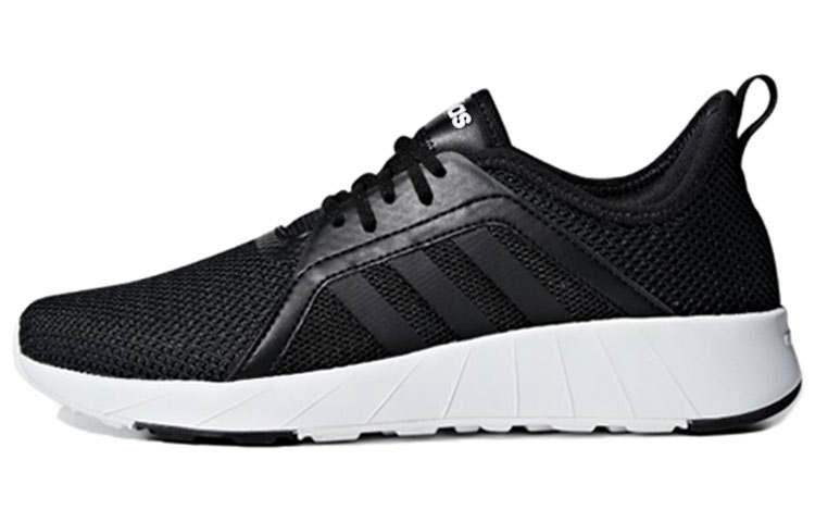 Adidas Neo Questar Classic And Versatile Fabric Breathable Lightweight Low top Running Shoes Women's Black White