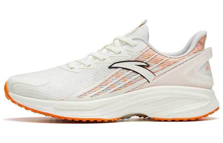 Anta A Grip Pro Slip Resistant Abrasion Resistant Low top Running Shoes Men's White Orange