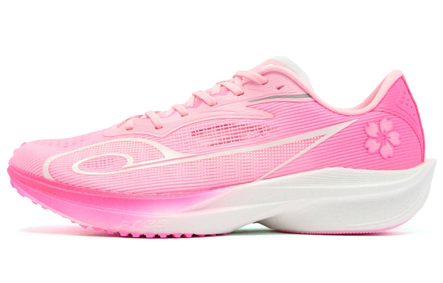 QIAODAN Feiting 2.0 Running Shoes Men's Low Top Cherry Blossom Pink/Aurora Pink